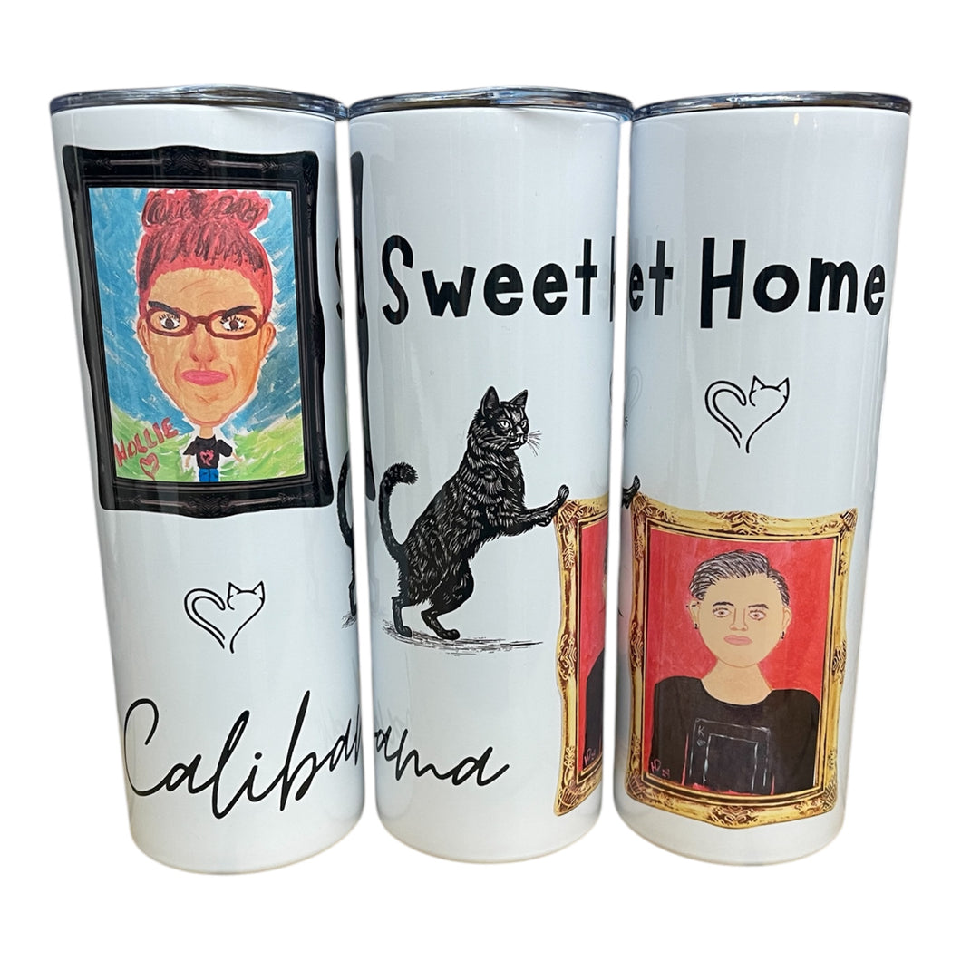 20oz Skinny Tumbler-Paintings